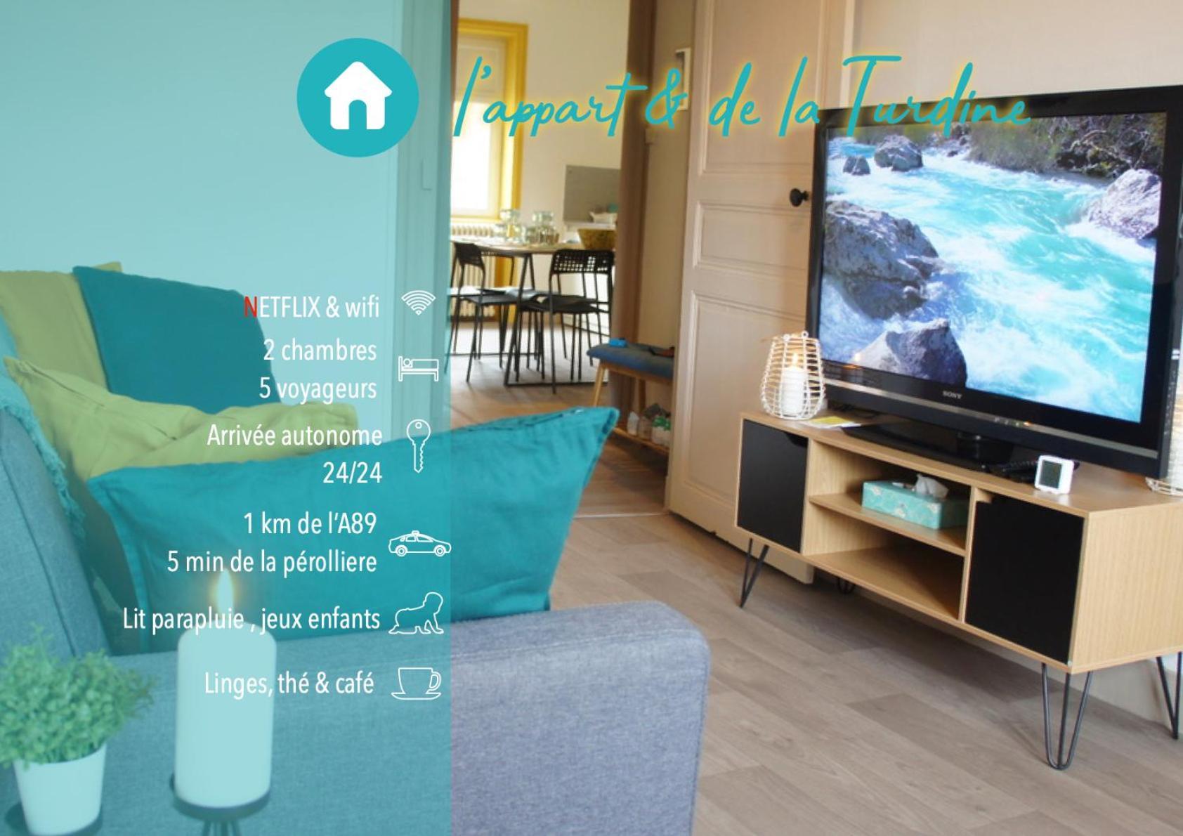 L'Appart & De La Turdine A L'Arbresle Entree Autonome Eveux 外观 照片